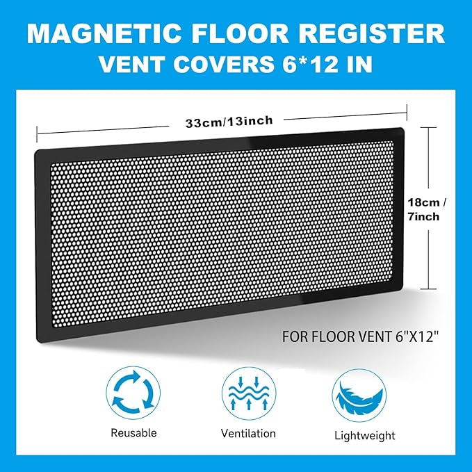 4 Packs Floor Register Vent Cover, Stone & More - Image 3
