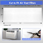 MERV 8 Filter Material, 23 Ft² Cut to Fit Air Filters Electrostatic Media - Image 3