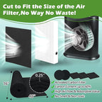 Cut to Fit Carbon Air Purifier Filter Roll, Carbon Pad Replacement - Image 2