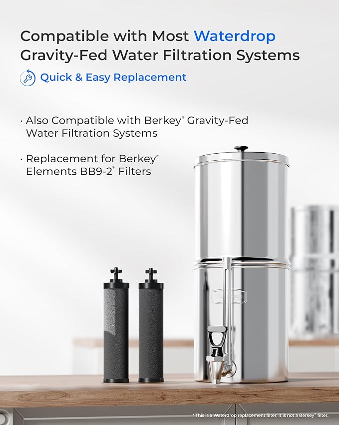 Waterdrop Black Water Filter, Replacement - Image 3