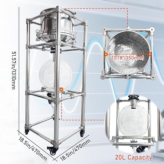 INTSUPERMAI 20L Buchner Funnel Filtering Kit, - Image 2