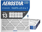 Aerostar 19 7/8x21 1/2x1 MERV 13 Pleated Air Filter, AC Furnace Air Filter by AirFiltersDelivered