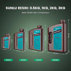 SUNLU 3D Printer Resin 4kg, Fast Curing Standard 3D Resin - Image 8