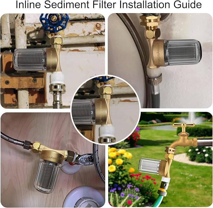 FA21 Washer Water Filter Reusable, brass garden hose filter - Image 5