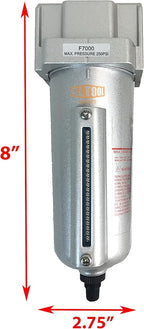 1/2" NPT HEAVY DUTY Industrial Grade Particulate Filter/Water Trap - Image 2