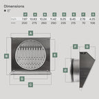 Vent Systems 8" Inch Exhaust Vent Cover - Image 2