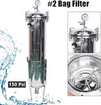304 Stainless Steel Filter Bag Housing 150PSI Multi-Purpose Bag Filtering - Image 7