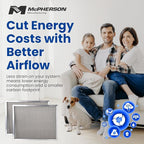 McPherson Reusable Air Filter 20x20x1 | Washable MERV 8 | Made in USA Metal - Image 6
