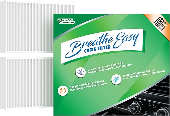 Spearhead OEM+ Particulate Breathe Easy Cabin Filter | Fits Various 1999-2002 by SPEARHEAD
