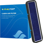 PHILTOP Premium Cabin Air Filter w/Dual Activated Carbon, Compatible by PHILTOP
