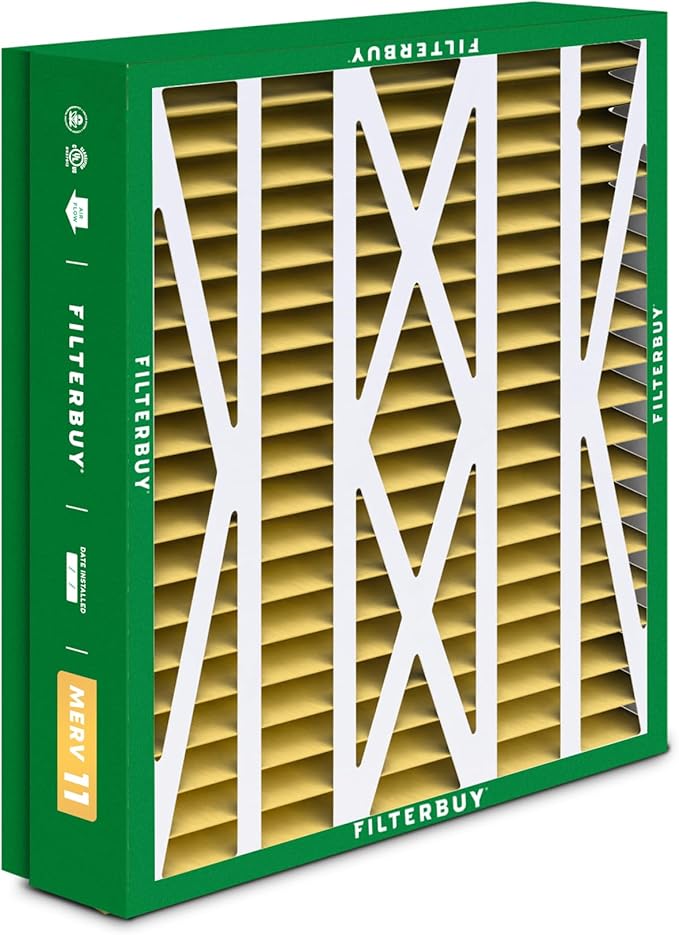Filterbuy 21x21.5x5 Air Filter MERV 11 Superior Pet & Allergy Defense, Pleated - Image 8