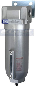 HEAVY DUTY INDUSTRIAL RATED HIGH FLOW PARTICULATE FILTER, IN-LINE WATER TRAP by THB