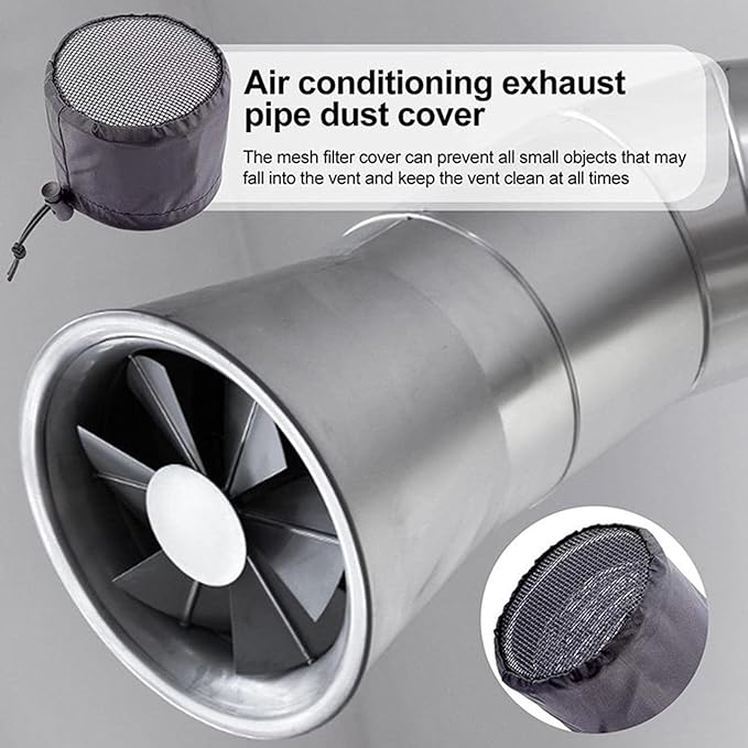 Duct Filter Vent Cover – Planting Ventilation Fitting, 2 Pieces Flexible - Image 5