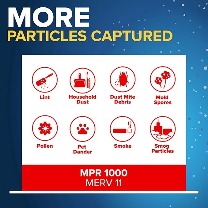Filtrete 20x24x1 AC Furnace Air Filter, MERV 11, MPR 1000, Micro Allergen - Image 5
