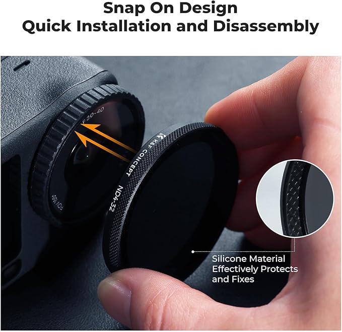 K&F CONCEPT Snap On CPL VND Effect Filter Kit Compatible - Image 6