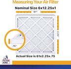 Filter King 6x12.25x1 Air Filter | 6-PACK | MERV 13 HVAC Pleated A/C Furnace - Image 2