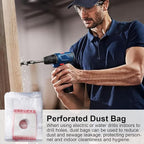 Electric Hammer Dust Bag – Drill Dust Sealr, Hole Saw Catcher | 100PCS Fine - Image 2