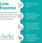 SimPure 5 Micron 10" x 2.5" Whole House Sediment Water Filter Cartridge - Image 8