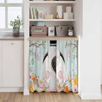 Easter Bunny Kitchen Tier Curtains 45 Inch Long 2 Panel Set, Rod Pocket Short - Image 7