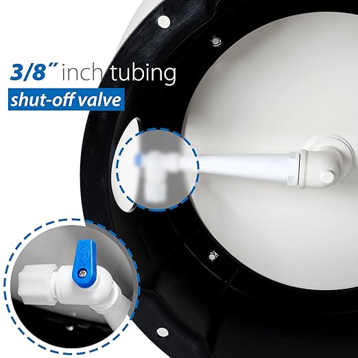 iSpring 40 Gallon RO Tank, Pre-Pressurized Water Storage Tank - Image 2