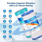 PUREPLUS 5 Micron 4.5"x 10" Whole House Water Filter Combo Kit - Image 4