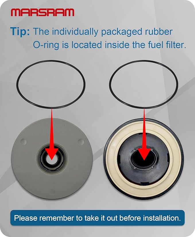 Marsram 6.7 Cummins Fuel Filter Water Separator Set fits - Image 5