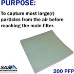 Pre-Filters 12 Pack for Model 200 Sentry Air Systems – MERV 8 Pre-Filter for - Image 4
