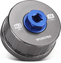 WORKPRO Oil Filter Wrench for Toyota Lexus..., 64mm 14 Flute Precision CNC by WORKPRO