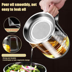1.5L/50oz Glass Bacon Grease Container - Image 3