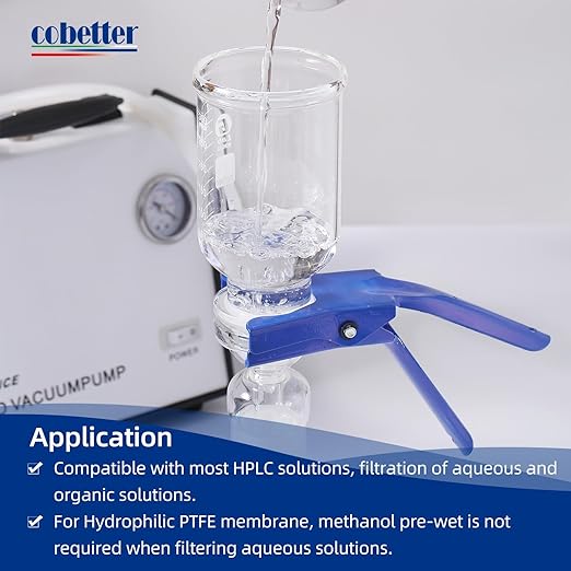 100 Pieces/Pack PTFE Disc Membrane Filters Hydrophilic 47mm Diameter 0.45µm - Image 4