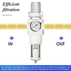 TAILONZ PNEUMATIC 3/4 Inch NPT Manual Drainage Air Filter Pressure Regulator - Image 4