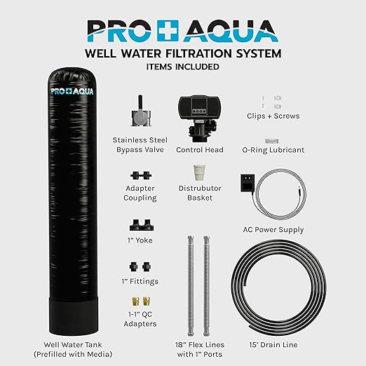 PRO+AQUA Heavy Duty Whole House Well Water Filter System - Image 6
