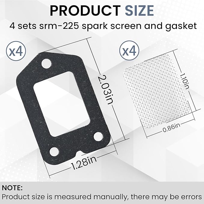 SRM-225 Spark Screen and Gasket Fit - Image 2