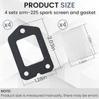 SRM-225 Spark Screen and Gasket Fit - Image 2