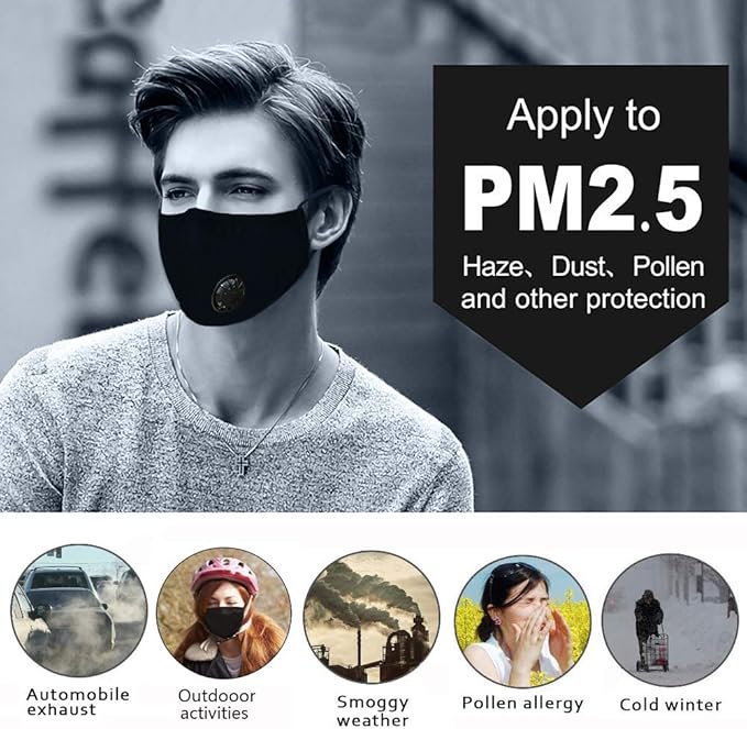 200 PCS PM2.5 Activated Carbon Face Mask Filter - Image 2