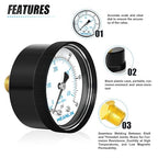 MEANLIN MEASURE 1/4" NPT 0-60Psi Swimming Pool Water Pressure Gauge 2" FACE DIAL - Image 5