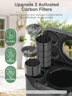 Electric Composter for Kitchen 4L, Countertop Compost Bin Indoor - Image 3