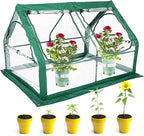 Portable Greenhouse for Garden Bed, Easy Set-Up Gardening Flower House & Plant by porayhut