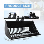 24-inch / 600-millimeter Screen Bucket, Excavator Accessory, Suitable - Image 3