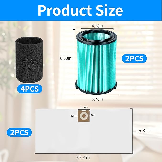 2 Pack VF6000 5-Layer Filter Replacement - Image 2