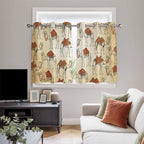 2 Panel Kitchen Cafe Curtains, Desert Sand Camel Sunlight Filtering Nature Air - Image 5