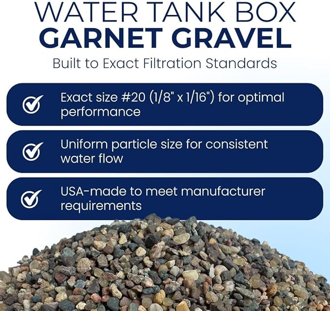 IPW Industries Inc., 5lbs. Water Tank Box Garnet Gravel - Image 3