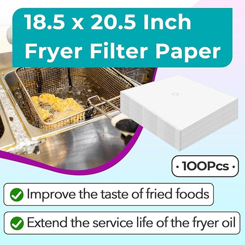 100 Pcs Fryer Filter Paper Envelope Style - Image 2