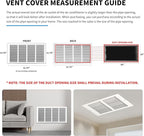 20x10 Return Air Grille, Air Return Vent Cover, Flat Vent Cover, Rejillas De - Image 4
