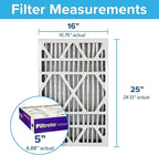 Filtrete 16x25x5 AC Furnace Air Filter, MPR 1550, MERV 12, Fits Honeywell & - Image 2
