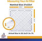 Filter King 21x22x1 Air Filter | 6-PACK | MERV 13 HVAC Pleated A/C Furnace - Image 2