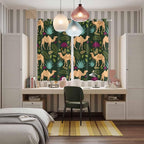 2 Panel Kitchen Cafe Curtains, Retro Desert Camel Sunlight Filtering Nature Air - Image 5