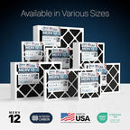 BNX TruFilter 20x25x1 MERV 12 Odor Defense AC Furnace Air Filter - Image 9