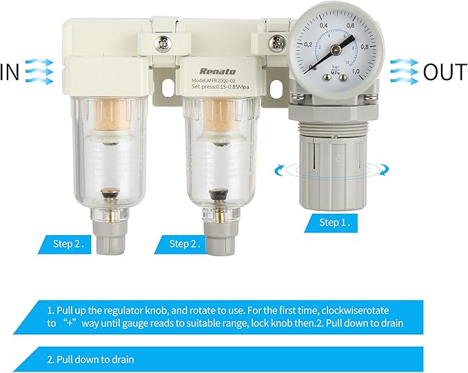 1/4" NPT Three Stage Air Drying System - Image 3