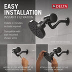 Delta Faucet Clarifi Premium Shower Filter Attachment - Image 5